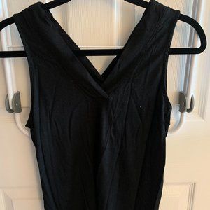 Black Sleeveless Blouse